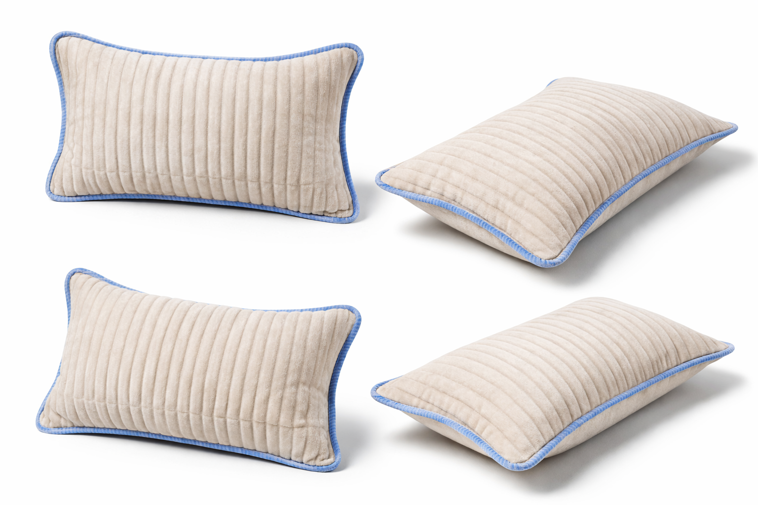 Coussin Liberté beige matelassé : élégance et sobriété pour votre intérieur – Image 3
